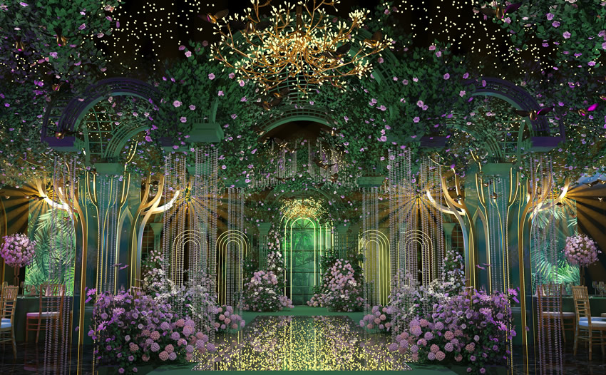 江川奇妙森林婚礼堂效果展示